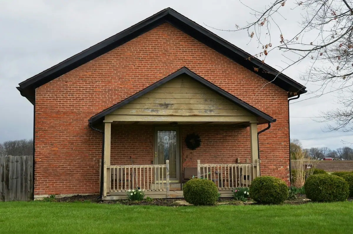 Red brick bungalow